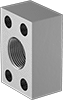 SAE High-Pressure Stainless Steel Threaded Pipe Flanges