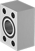 Image of Product. O-Ring Groove Back. Back orientation. Pipe and Fittings. SAE High-Pressure Stainless Steel Threaded Pipe Flanges, Machined Flanges, Female, Threaded Fitting Connection, Flanged Fitting Connection, O-Ring Groove Surface.