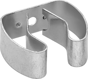 Image of Product. Front orientation. Zinc-Plated Steel Tool Holder, 3/4"-1-1/8" Tool Diameter.