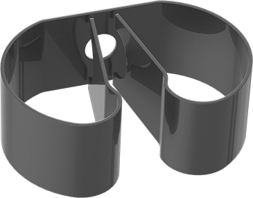 Image of Product. Front orientation. Vinyl-Coated Steel Tool Holder, 3/8"-5/8" Tool Diameter.