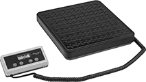 Image of Product. Front orientation. Rectangular Platform. Digital-Display Bench-Top Scales with Remote Display, Pounds, Kilograms.