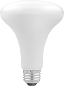 Image of Product. Front orientation. Light Bulbs. Screw-In-Base Floodlight and Spotlight Bulbs, BR30 Bulb Shape.
