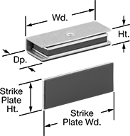 Image of Product. Front orientation. Contains Annotated. Magnetic Latches. Style 13.