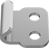 Image of Product. Front orientation. Latch Strike Plates. Tight-Hold Draw Latches.