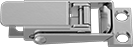 Image of Product. Front orientation. Draw Latches. Tight-Hold Draw Latches, Style E.