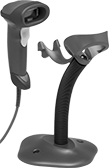 Image of Product. Laser Scanner with Holder. Front orientation. Barcode Scanners. Laser Scanner.