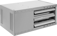 Image of Product. Front orientation. Space Heaters. Ceiling-Mount Large-Space Gas Heaters , Style A.