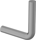 Image of Product. Front orientation. Brackets. Build-Your-Own Heavy Duty Handrail Mounting Brackets, 90° Elbows.