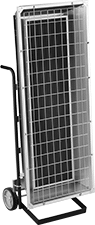 Image of Product. Front orientation. Radiant Heaters. Long-Range Mobile Electric Radiant Heaters.