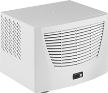 Image of Product. Front orientation. Air Conditioners. Top-Mount Enclosure-Cooling Air Conditioners.