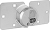 Enclosed-Shackle Resettable Combination Padlocks