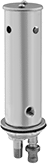 Image of Product. Front orientation. Vortex Tubes. Washdown Enclosure-Cooling Vortex Tubes with Thermostats.