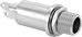 Image of Product. Front orientation. Power Connectors. Barrel DC Connectors, Panel-Mount Female Receptacles.