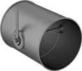 Image of Product. Front orientation. Duct Airflow Dampers. Airflow Dampers for Quick-Disconnect Duct.