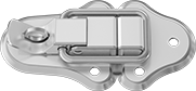 Image of Product. Front orientation. Draw Latches. Padlockable Draw Latches, Style C.