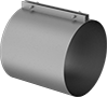 Image of Product. Front orientation. Duct and Fittings. Standard Duct and Fittings, Straight Connectors.