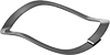 Tight-Clearance Split Wave Disc Springs