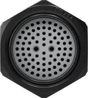 Image of Product. Back orientation. Low-Profile Break-Through Multi-Cord Grip, Submersible, for 78 Cords, M50 Knockout Trade Size.