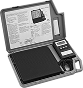 Image of Product. Front orientation. Refrigerant Cylinder Scales. Refrigerant Cylinder Charging Scales.