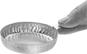 Image of Product. Front orientation. Weighing Dishes. Weighing Dishes with Handle.