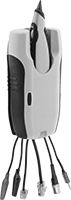 Image of Product. Front orientation. Data Cable Identifiers.