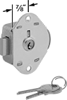 Image of Product. Front orientation. Contains Annotated. Locker Locks. Keyed.