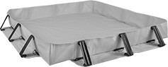 Image of Product. Front orientation. Spill-Control Berms. Collapsible Spill-Control Berms.