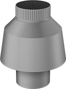 Image of Product. Front orientation. Duct Downdraft Diverters.