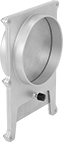 Image of Product. Front orientation. Duct Blast Gates. Blast Gates, Metal.