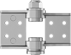 Image of Product. Front orientation. Hinges. Precision-Control Friction Hinges, Style 2.