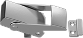 Image of Product. Front orientation. Draw Latches. Tight-Hold Draw Latches with Safety Catch, Style B.