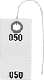 Image of Product. Polypropylene. Front orientation. Tags. Tear-Off Matching Tags, Polypropylene.