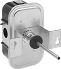 Image of Product. Front orientation. HVAC Switches. Air-Pressure-Actuated HVAC Switches.