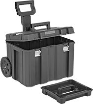 Image of Product. Front orientation. Tool Boxes. Create-Your-Own Stackable Mobile Tool Boxes, 20" Wide.