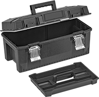 Image of Product. Front orientation. Tool Boxes. Watertight Tool Boxes with Removable Tote Tray, Style C.