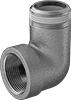 Low-Pressure Stainless Steel Threaded Pipe Fittings with Sealant
