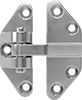 Swing-Clear Ring-Release Latch Hinges