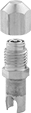 Image of Product. Front orientation. Exploded view. Air Conditioner Service Valves. Solder-Mount Air Conditioner Service Valves.