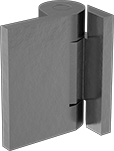 Image of Product. Half-Surface Mount. Front orientation. Hinges. Heavy Duty Half-Surface Hinges without Holes.