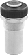 Image of Product. Front orientation. Pressure Indicators. Plunger Indicator, Panel Mount.
