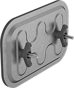 Image of Product. Front orientation. Duct Access Panels. Quick-Open Access Panels, Style A.