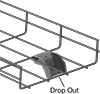 Cable Tray Drop Outs