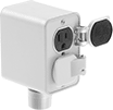 Image of Product. Outlet Box with Flip Covers. Front orientation. Outlet Boxes. Ready-to-Use Rubber Outlet Boxes, 4 Outlets, Flip Cover.