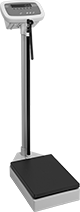 Image of Product. Front orientation. Style C. Personnel Floor Scales, Style C.