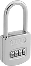 Image of Product. Front orientation. Padlocks. Extra-Clearance Resettable Combination Padlocks, Style B.