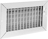 Image of Product. Front orientation. Registers. Wall/Ceiling Registers, Adjustable Airflow.