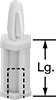 Image of Product. Front orientation. Contains Annotated. Standoffs. Self-Tapping Snap-In Standoffs.
