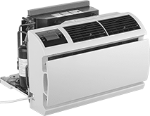 Image of Product. Front orientation. Air Conditioners. Through-the-Wall Air Conditioners.