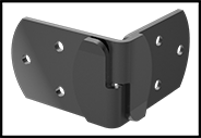 Image of ProductInUse. Assembled (Right Side). Front orientation. Contains Border. Panel Hanging Brackets. Side-Hook Lift-Off Panel Hanging Brackets, Corner Mount.