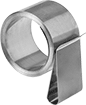 Image of Product. Front orientation. Strip Springs. Clip-On Constant-Force Strip Springs.